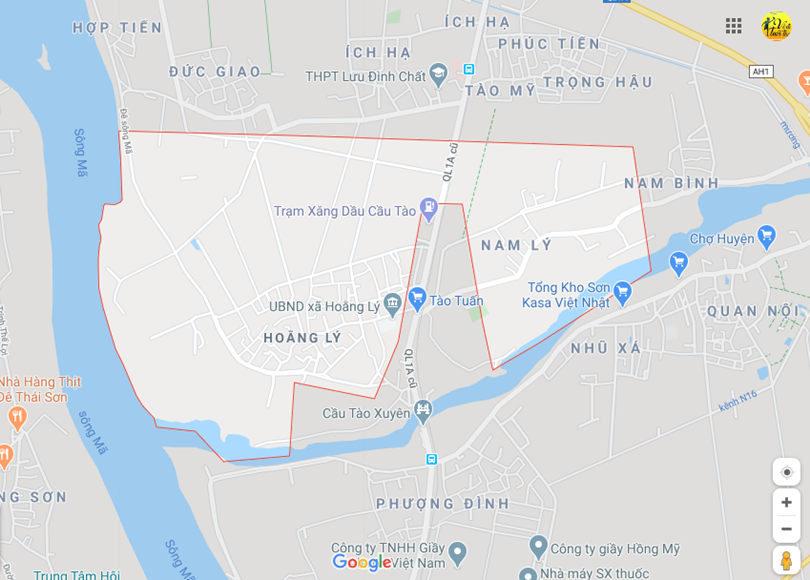 Hình ảnh vị trí địa lý tại Hoằng lý, thành phố Thanh hóa, Thanh hóa