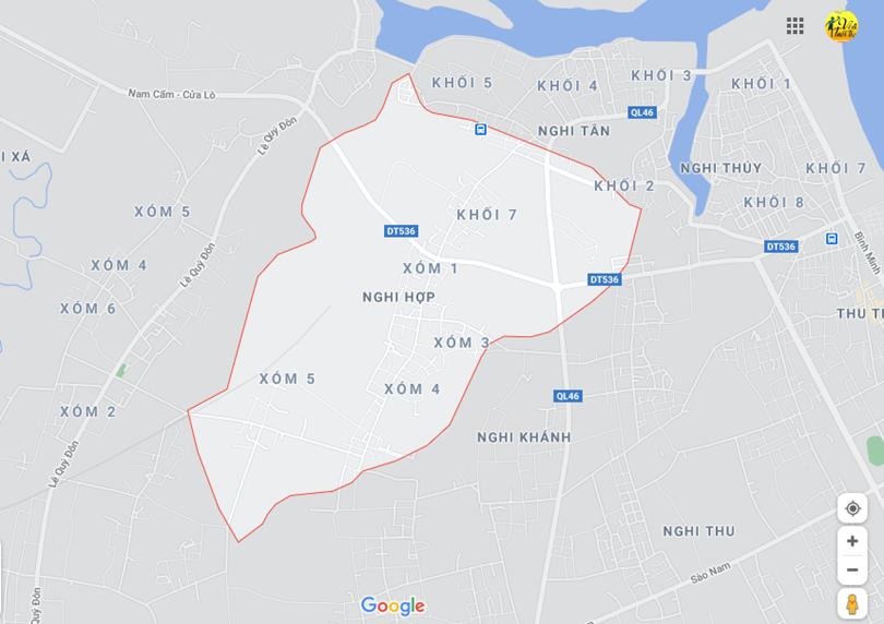 Hình ảnh vị trí địa lý tại Nghi hợp, Nghi lộc, Nghệ an