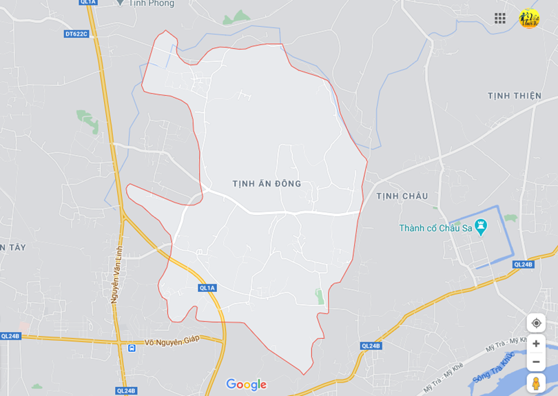 Hình ảnh vị trí địa lý tại Tịnh an đông, thành phố Quảng ngãi, tỉnh Quảng ngãi