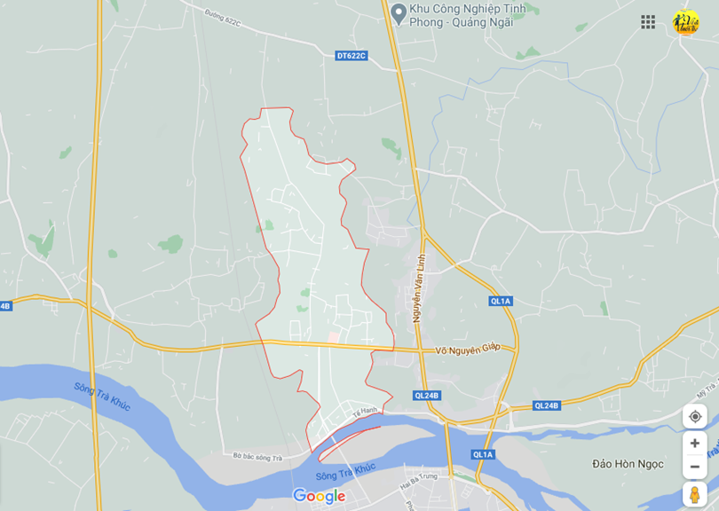 Hình ảnh vị trí địa lý tại Tịnh an tây, thành phố Quảng ngãi, tỉnh Quảng ngãi
