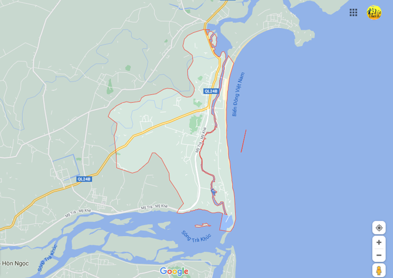 Hình ảnh vị trí địa lý tại Tịnh khê, thành phố Quảng ngãi, tỉnh Quảng ngãi 