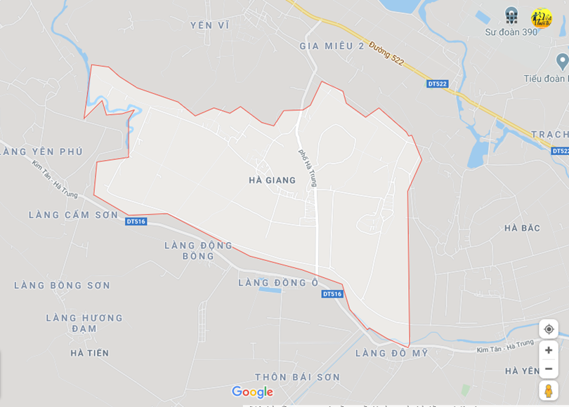 Hình ảnh vị trí địa lý tại Hà giang, Hà trung, Thanh hóa