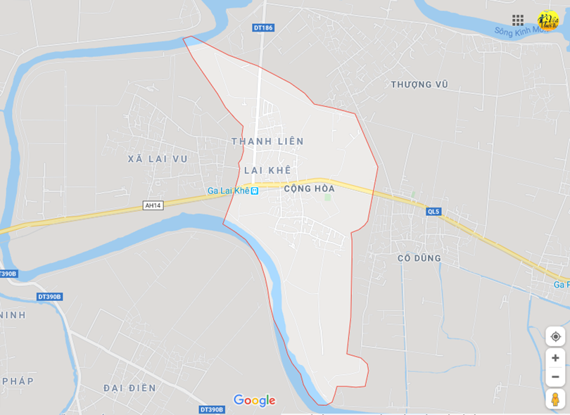 Hình ảnh vị trí địa lý tại Cộng hòa, Kim thành, Hải dương