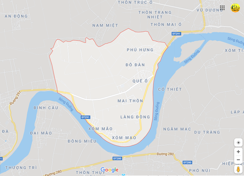 Hình ảnh vị trí địa lý tại Chi lăng, Quế võ, Bắc ninh