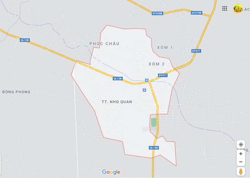 Hình ảnh vị trí địa lý tại thị trấn Nho quan, Nho quan, Ninh bình 