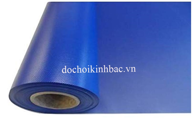 BẠT NHỰA PVC TARPAULIN CHỐNG CHÁY MÀU XANH LAM BLUE BATPVC002