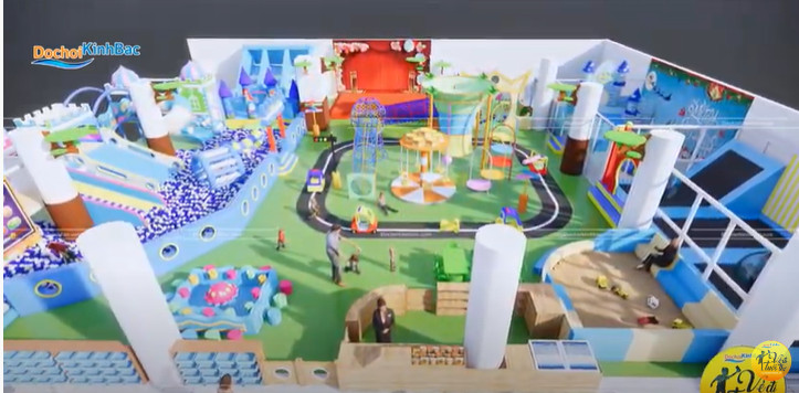 Tư vấn, thiết kế lắp đặt khu vui chơi Kids World TP Bắc Ninh
