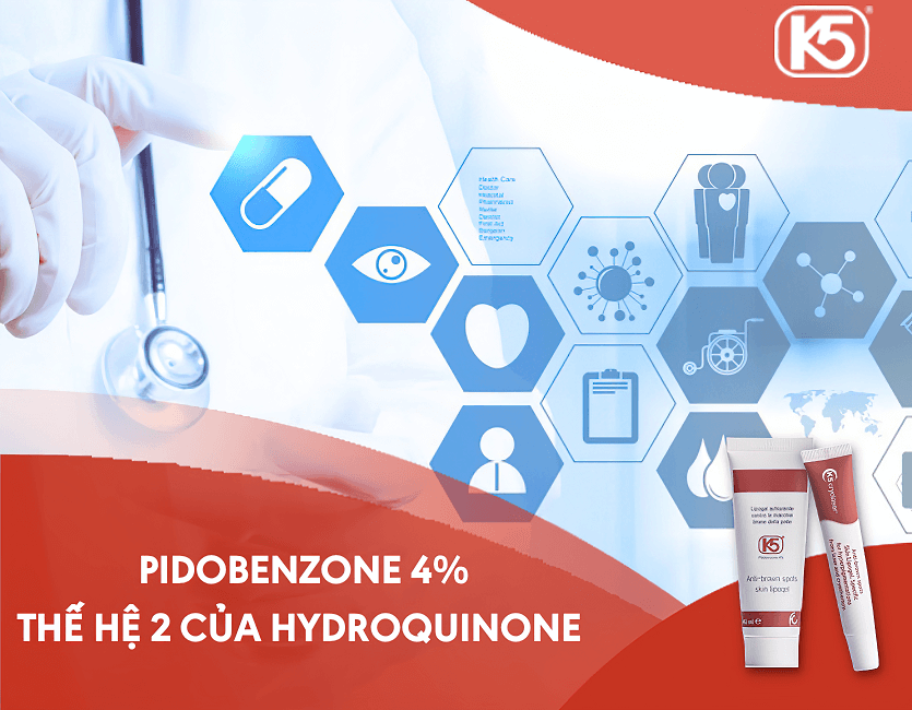 Pidobenzone 4% - Tiêu chuẩn "vàng" mới trong điều trị nám được bác sĩ Da liễu khuyên dùng.