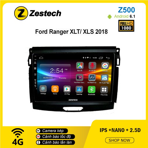 Màn hình ô tô DVD Android Z500 – Ford Ranger