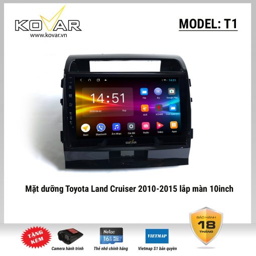 Màn hình DVD Android KOVAR T1 – Toyota Land Cruiser 2010-2015