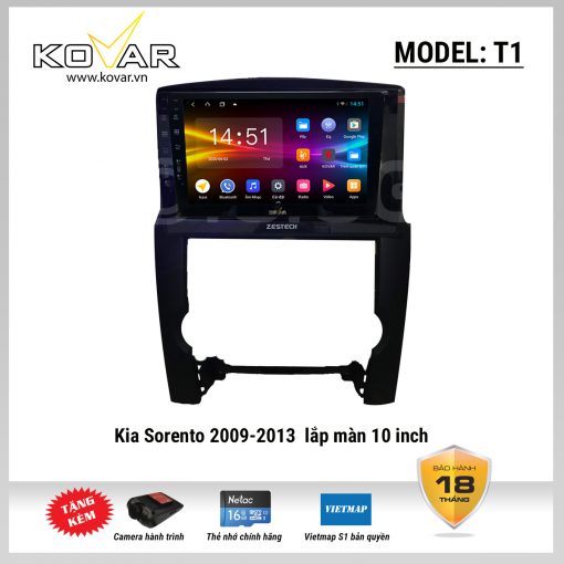 Màn hình DVD Android KOVAR T1 – KIA Sorento 2009-2013