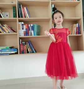 Đầm xòe công chúa cho bé gái ( size lớn )