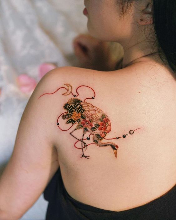 Hơn 100 mẫu tattoo hạc nhật cổ tinh tế và độc đáo nhất