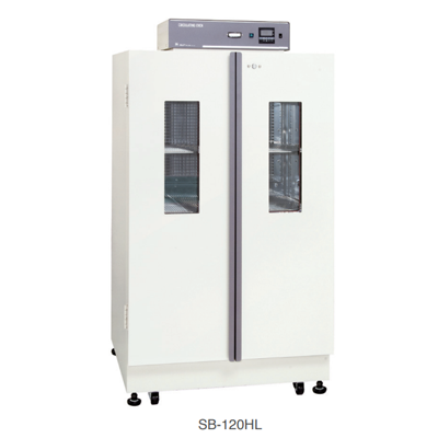  Tủ sấy làm sạch dụng cụ 480 lít Model: SB-120HL Hãng: ALP – Nhật Bản Sản xuất tại: Nhật Bản Nhiệt độ sấy: RT+5 - 80oC