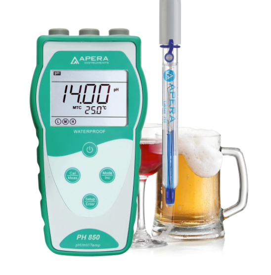 Máy đo pH cầm tay Apera PH850-BR (đo pH đồ uống)