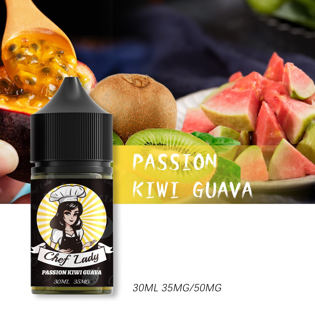 CHEF LADY - Passion Kiwi Guava - HÀNG CHÍNH HÃNG
