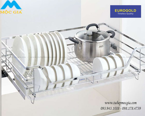 Kệ chén dĩa tủ bếp dưới Eurogold EG6260