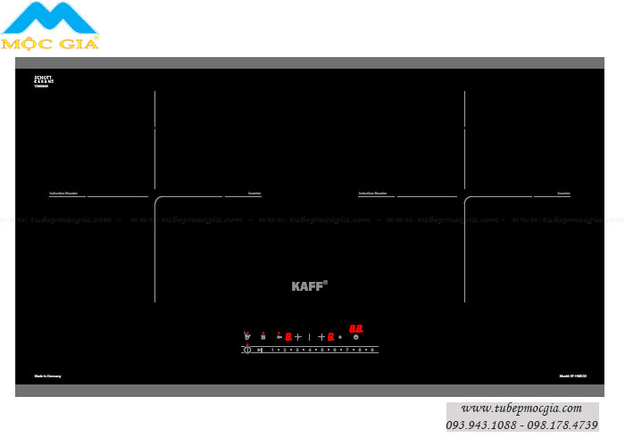 Bếp điện từ Kaff KF-HD28II xuất xứ Germany chính hãng