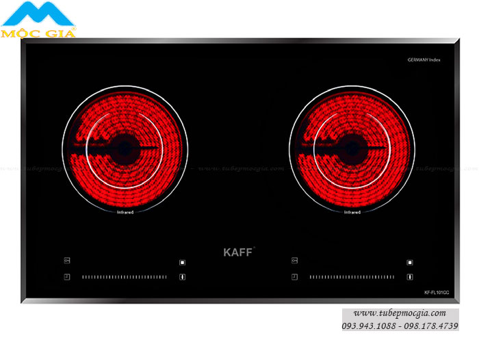 Đặc tính bếp đôi hồng ngoại Kaff KF-FL101CC sang trọng hiện đại