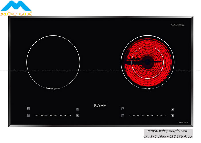 Đặc tính bếp kết hợp 1 điện 1 từ Kaff KF-FL101IC sang trọng hiện đại
