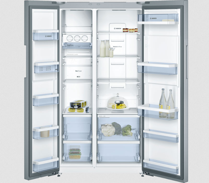 Đặc tính Tủ Lạnh Side By Side Bosch 2 Cánh HMH.KAN93VIFPG Series 4