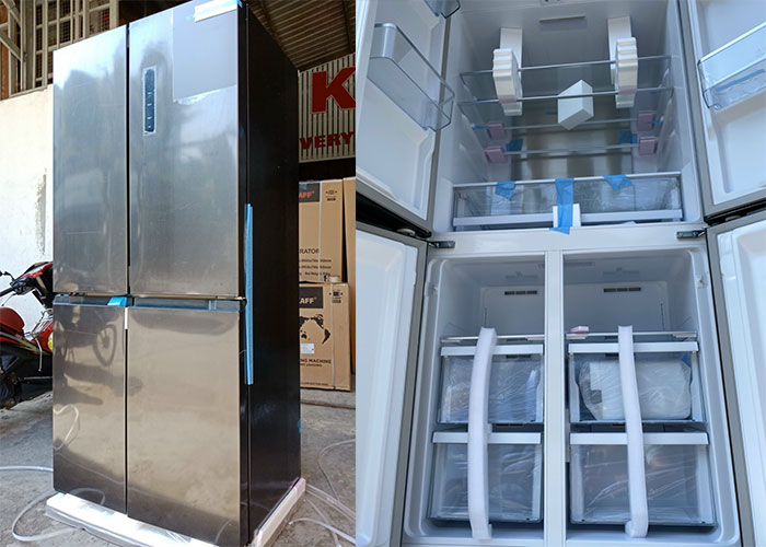 Tủ Lạnh Kaff 4 Cánh Side By Side KF-BCD446W