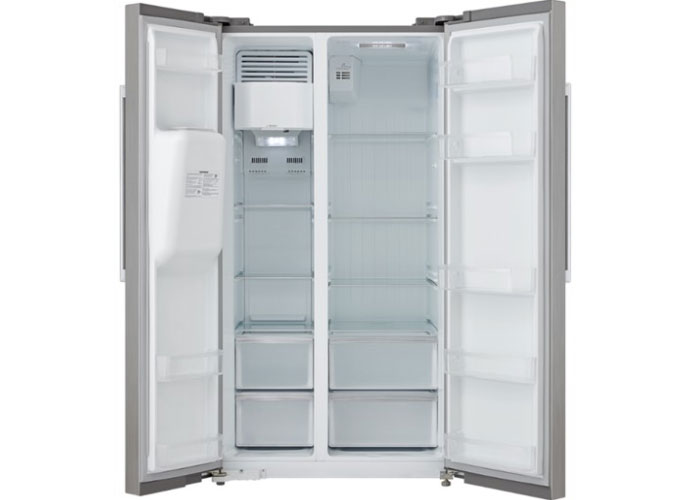 Tủ Lạnh Side By Side Kaff KF-BCD600GLASS Màu Đen Hiện Đại