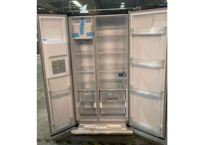 Khoang chứa Tủ Lạnh Kaff Side By Side KAFF KF-BCD606WHIT