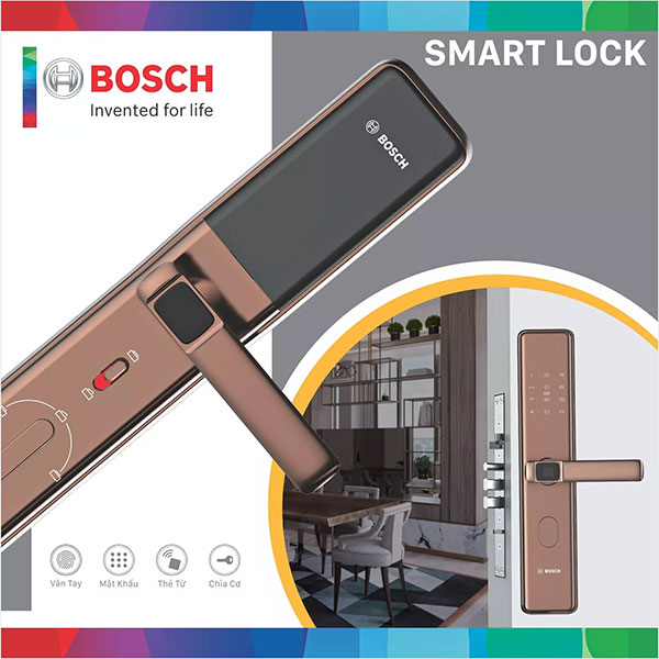 Thông số kỹ thuật Khóa Cửa Vân Tay Bosch ID 30PK