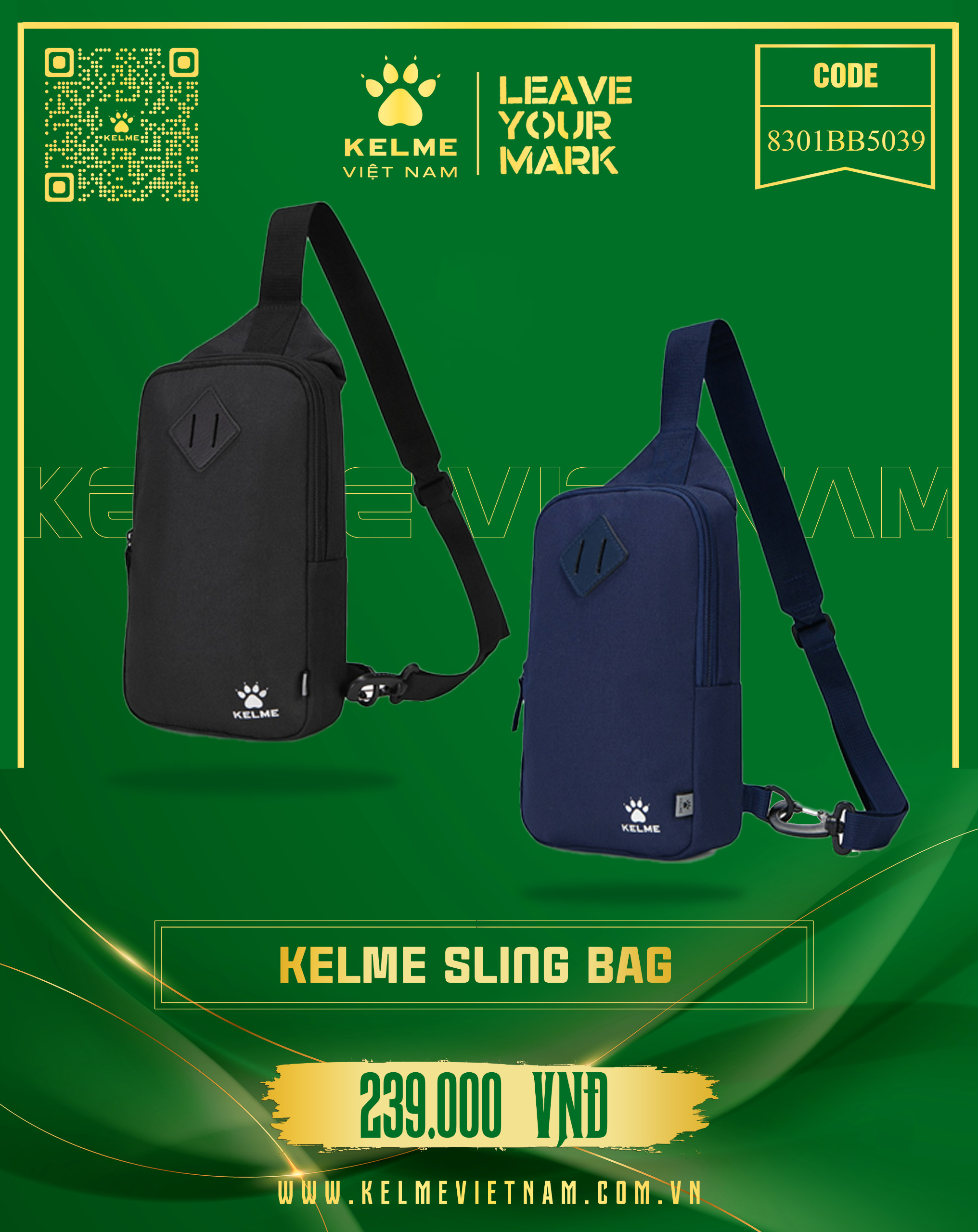 KELME SLING BAG 8301BB5039