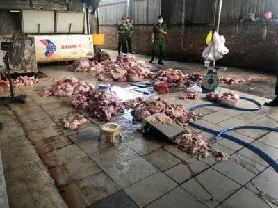 Đồng Nai: Phát hiện số lượng lớn thịt heo, bò, gà hôi thối chuẩn bị đưa ra thị trường