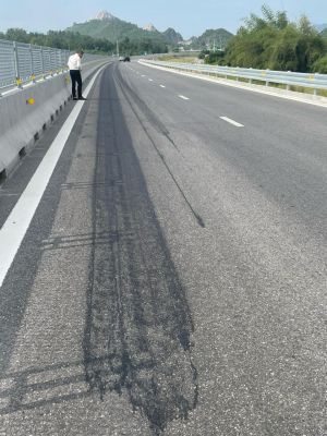 Tập đoàn Sơn Hải trình báo nghi bị phá hoại mặt đường cao tốc
