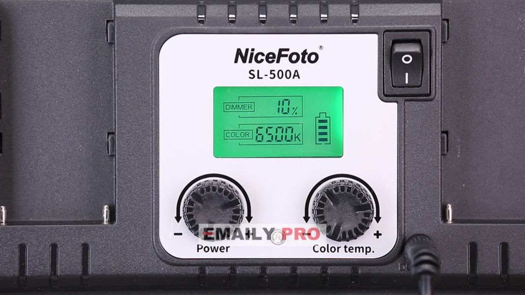 Bộ Đèn KIT Video LED NiceFoto SL-500A 