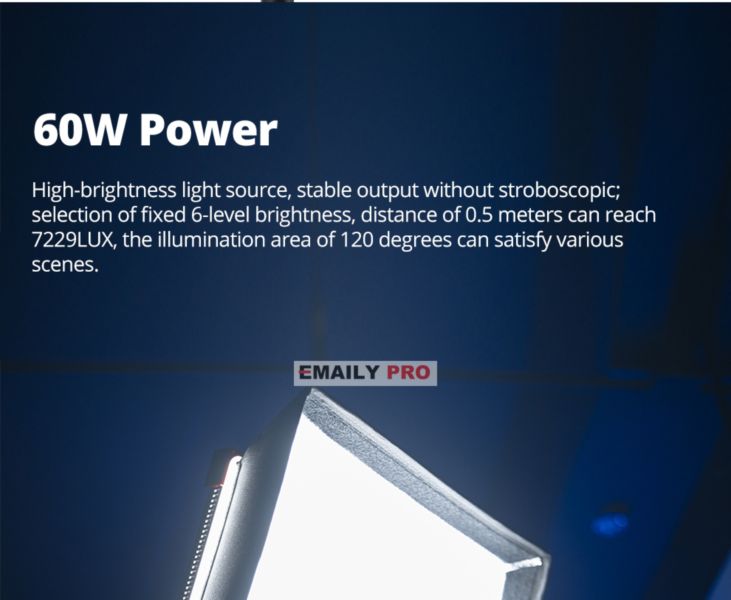 Đèn AMBITFUL LED P60C 60w 3200-5600k - Softbox grid