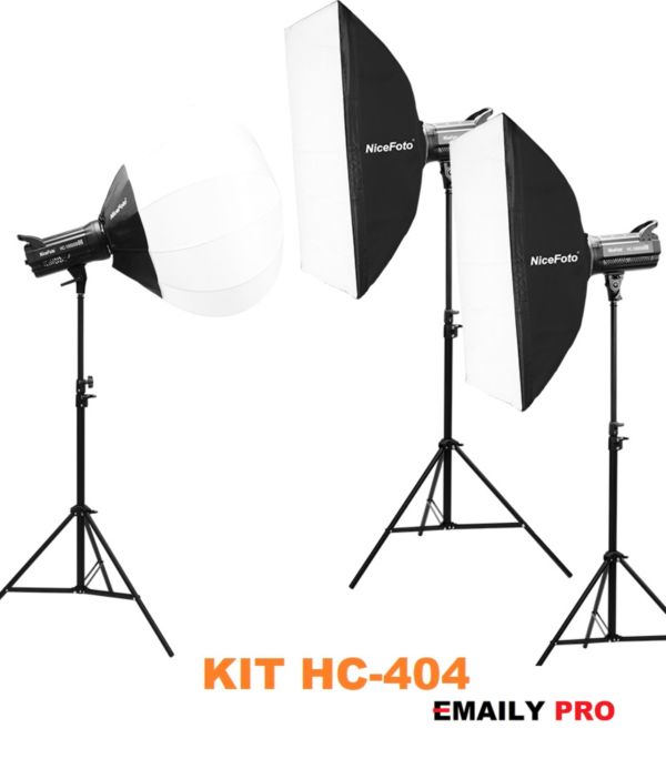 Bộ đèn LED VIDEO LIHGT 300W NICEFOTO KT-HC404 : 