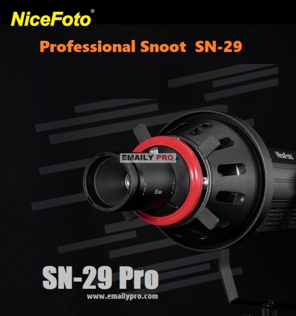 NiceFoto Professional snoot SN-29.Pro lens 85mm