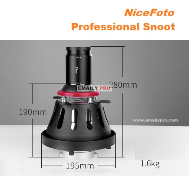 NiceFoto Professional snoot SN-29.Pro lens 85mm