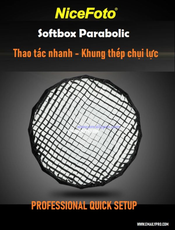 Softbox Parabolic 70cm NiceFoto + Grid