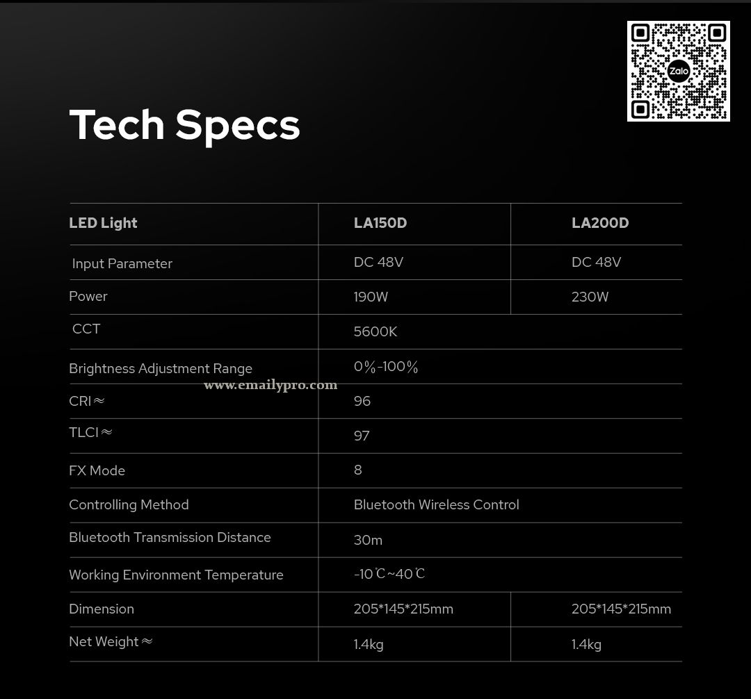  GODOX LITEMONS LA-150D LED VIDEO LIGHT 