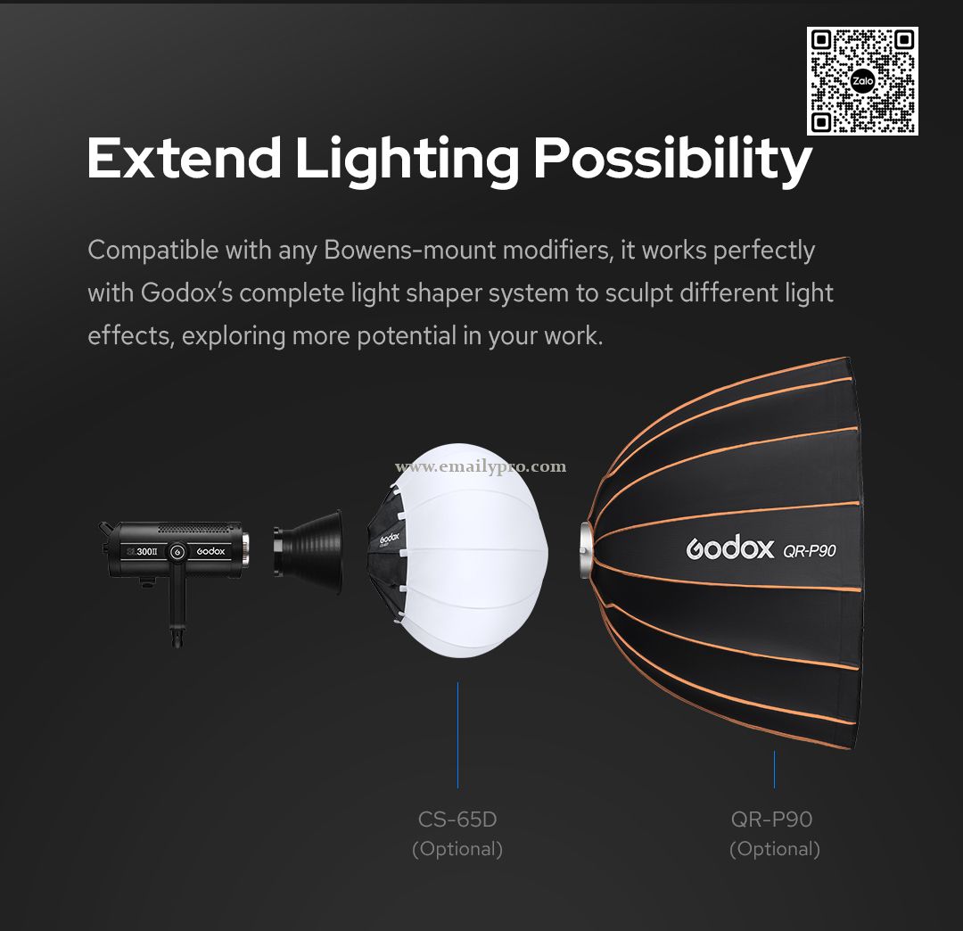 Đèn Godox LED SL300II Video Light 320W- 5600K
