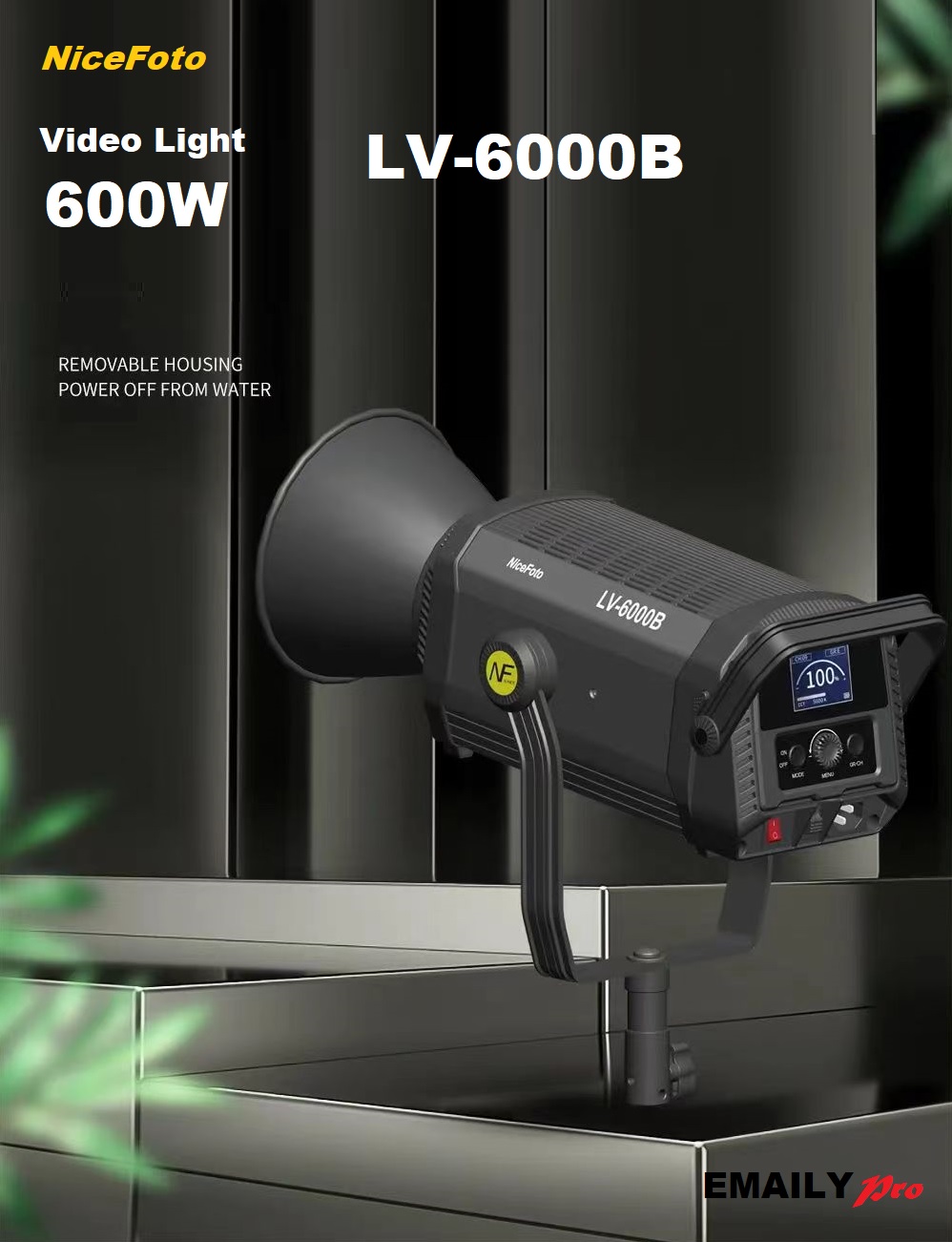 Đèn NiceFoto LED LV-6000B Video Light
