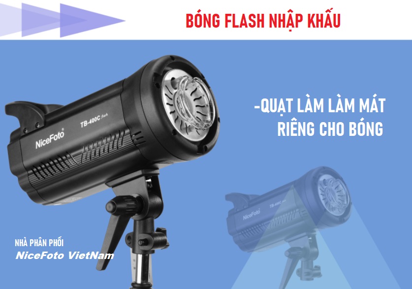 Đèn flash Nicefoto TB300C - 300Ws
