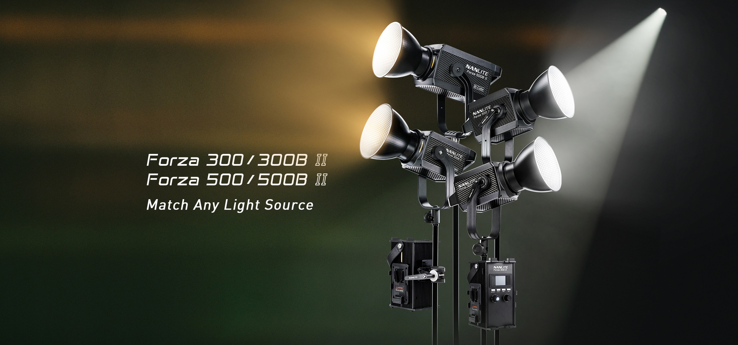 Nanlite Forza 300B II Bi-Color LED Monolight