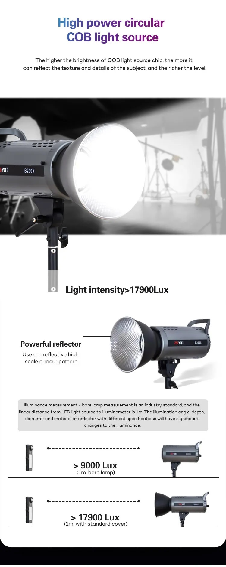 ĐÈN LED ZSYB B-200X- 160W Bi Color 3200-5600K