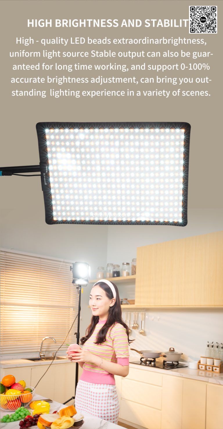 NiceFoto SC-P1000AII Roll flex LED video light