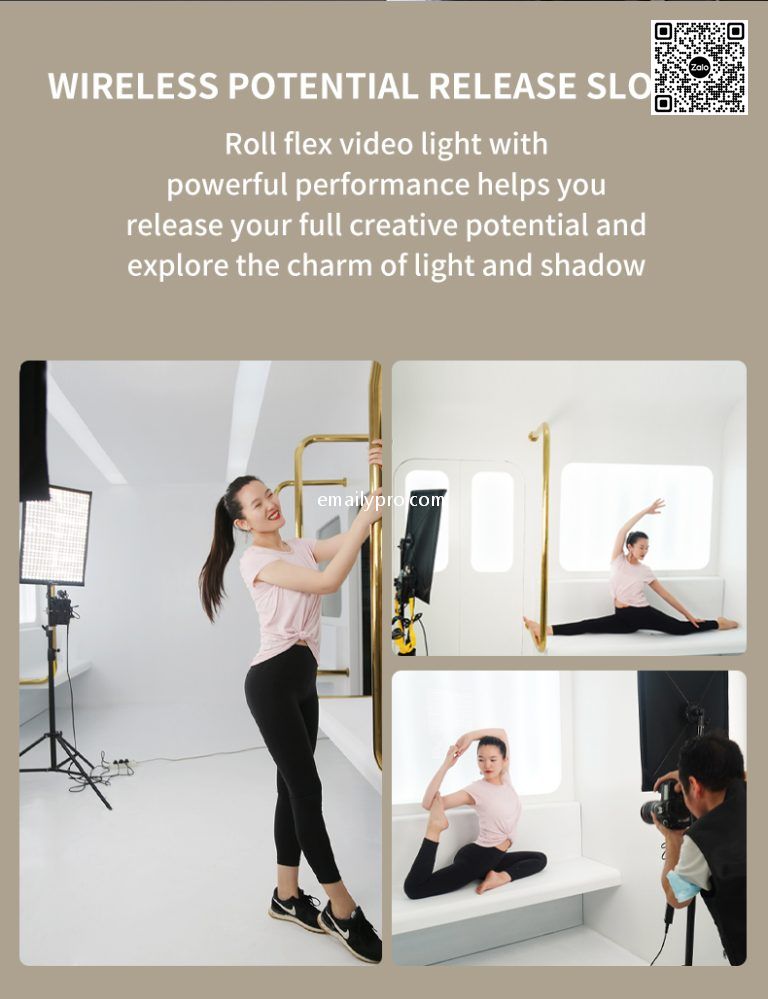 NiceFoto SC-P1000AII Roll flex LED video light