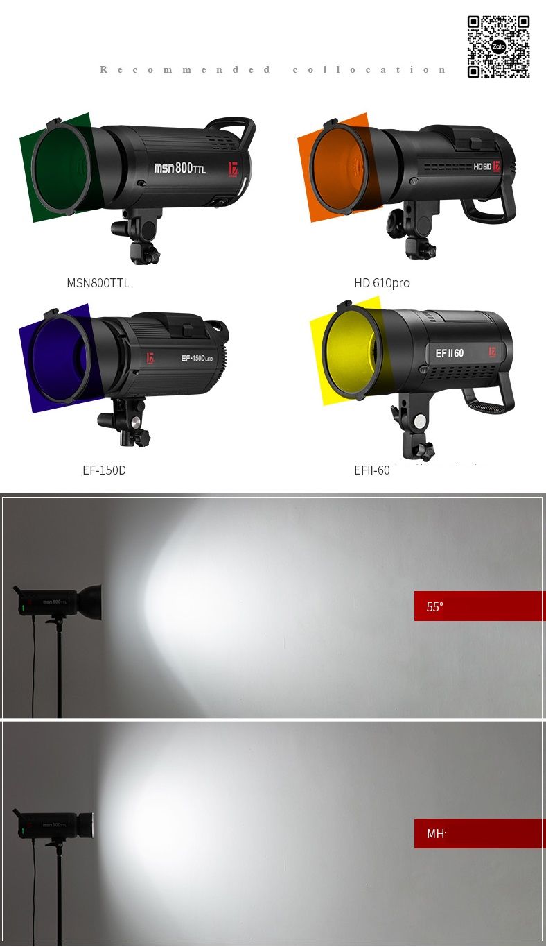 Combo JINBEI MH Color Gels Magnetic Reflector
