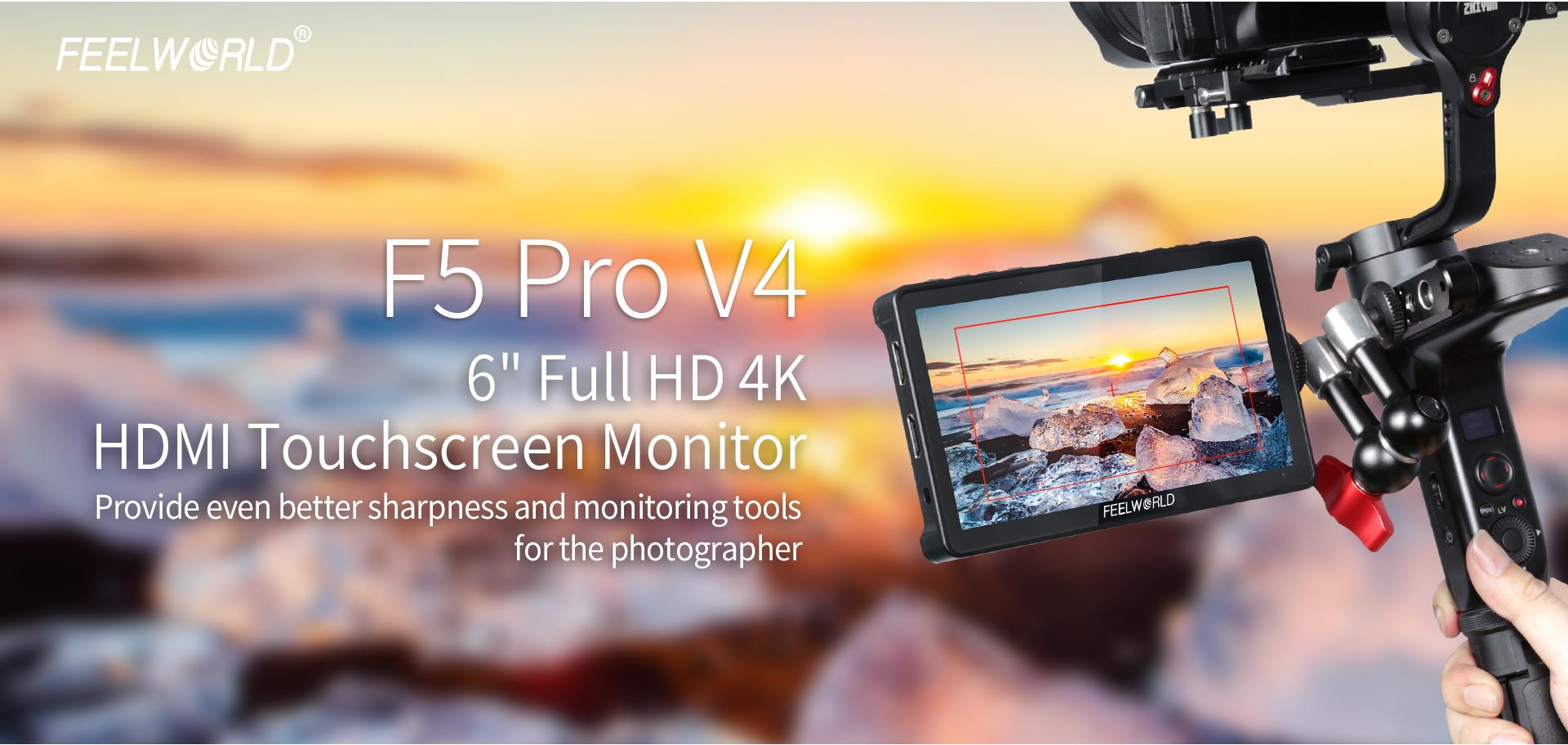 Màn hình Monitor Feelworld F5 Pro V4 6 inch Chính Hãng 