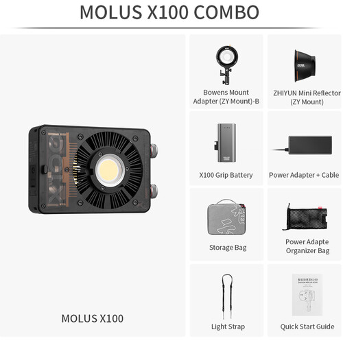 Zhiyun MOLUS X100 Bi-Color COB Monolight Combo