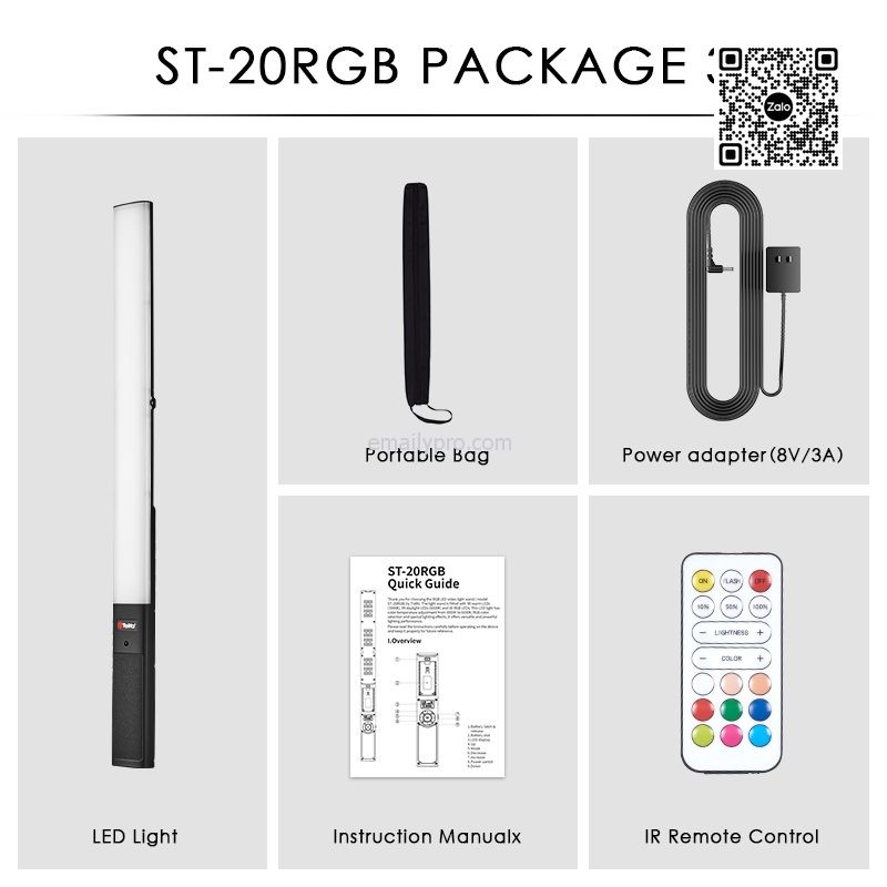 Tolifo ST-20RGB Stick Light LED RGB 